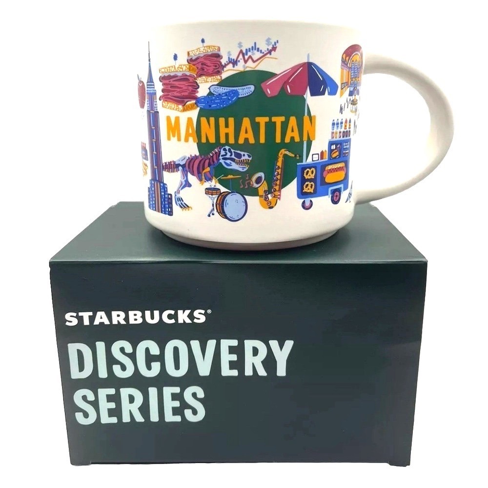 Starbucks New York City Coffee Mug Discovery The Boroughs Series Manhattan New